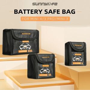 DJI호환  미니 4/3 프로 드론 배터리 안전 충격방지 정리함 3 먼지 휴대용 액세서리