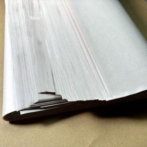 이동/배송/취약 보호용 코바타 100팩 신문지 포장 종이 시트 - 27인치 x 17인치 박스 충전재