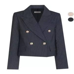 [비비드 시크릿가너]여성 마레 더블버튼 봄가을 크롭 정장 자켓