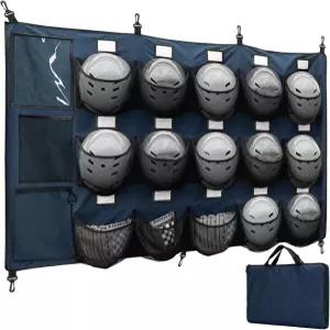 15명의 선수를 위한 야구 소프트볼 더그아웃 정리용 헬멧 가방 걸이 VISEMAN 장갑 공 보관함