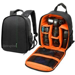 방수 야외 여행 사진 Nikon DSLR 카메라 용 소니 호환  M50 M6 Canon 나일론 백팩 Camer 렌즈 어깨 가방