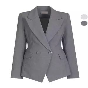 [비비드 시크릿가너]여성 메탈 더블버튼 봄가을 정장 자켓