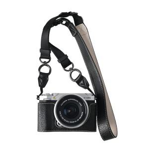 Fujifilm X-M5 레트로 가죽 보호 케이스 Fuji 카메라 가방  PU 커버베이스 마운트 십자 바디 넥 숄더 스트