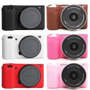 소니 호환  ZV-E10 아머 스킨 고무 바디 보호커버 부드러운 실리콘 케이스 카메라 가방