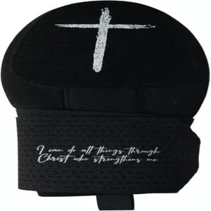 야구 슬라이딩 미트 청소년 및 사이즈 성경 구절과 십자가가 있는 드립 액세서리 손과 손목 보호 왼손과