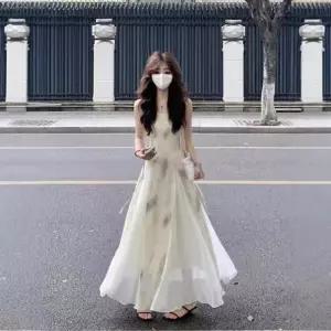 EAMT 스커트 원피스 롱 캐주얼 나시 트렌치 여성원피스 YJ1