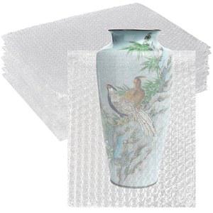 버블 아웃 백 16x20 인치, 16 팩 투명 파우치 포장용 랩 백, 이중 벽 충격 방지 쿠션 식기 포장, 보관 및 이동 용품용