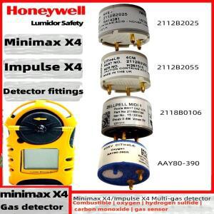 Honeywell Minimax X4 Impulse 감지기 피팅 가연성, 황화수소 산소, 일산화카본, 센서