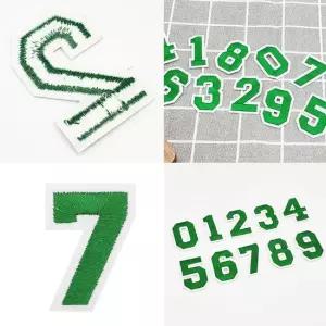숫자 와펜 옷수선 소품리폼 번호 패브릭 패치 스티커 패치 의류리폼 옷리폼 의류자수 와펜