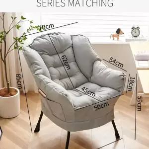 1인용 쇼파 의자 등받이 편한 인용 쿠션 소파 패브릭 수면