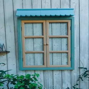 창문틀 투각 창문 가짜 창틀 벽장식