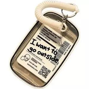 홀더 슬림 교통카드 투명 케이스 휴대용 목걸이 출입증케이스