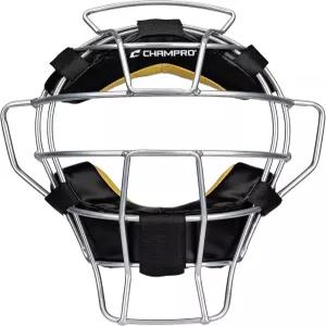 챔프로 18온스. 바이오 프레시 가 포함된 가벼운 야구/소프트볼 성인 심판 페이스 마스크 실버