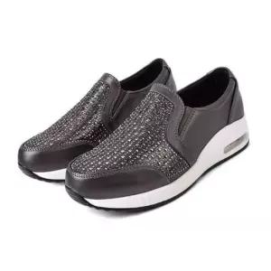 볼넓은슬립온 중년여성 운동화 키높이 엄마 슬립온 생신선물 단화