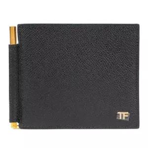 [명품] 26SS 금장 로고 그레인 레더 머니 클립 지갑 YM231 LCL081G NAA