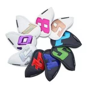 라운드 샤이닝 아트 아이언커버 화이트 9세트