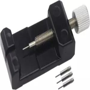 LYECUN 시계 링크 제거 도구 효율적인 금속 팔찌 위한 28mm 더 넓은 디자인 예비 골무 3개 포함