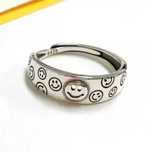 은반지커플링 힙합반지 목걸이 링 오래 간직하는 실버반지 스마일