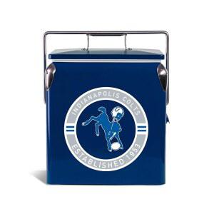 메모리 컴퍼니 | 라이선스 NFL 13L 레트로 로고 쿨러, 인디애나폴리스 콜츠