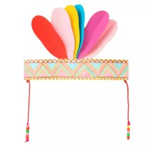 10set 나만의 EVA 종이 인디언놀이 머리띠만들기 채색 인테리어
