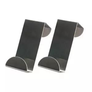 [생활] 문걸이형 스틸행거 10개행거 옷걸이 부착행거 벽걸이 부착고리