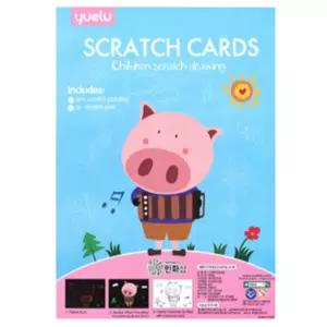 5set 10장 초등미술 스크래치 도안 컬러링 페이퍼 문화센터