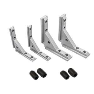 보강브라켓 3030 4040 패널 설치 보드 각도 슬롯 고정 하드웨어 도어 프레임 코너 코드 프로파일 범용 앵글 커넥터