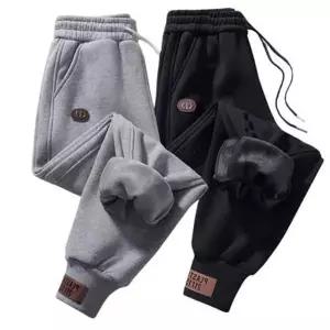 조거 겨울 바지 남성 캐주얼 팬츠 기모 남녀공용 융기모조거