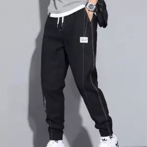 [의류] 빳빳한 코튼 조거 팬츠 허리 밴딩 간절기 조커 바지 편한