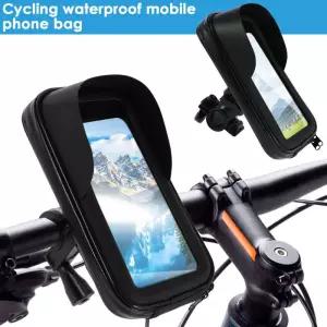 자전거 핸들바 가방 방수 360도 회전 회전식 휴대폰 홀더 보호 케이스 액세서리