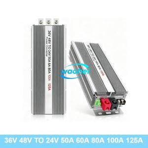 36V 48V에서 24V로 변환하는 60A 80A 100A 125A 50A 스텝 다운 벅 DC-DC 전력 변환기 48볼트에서 24볼트로