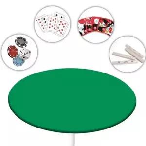 테이블 게임 커버 원형 식탁보 다용도 방수 카페 테이블보