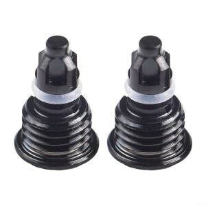 마구라 MT2 MT4 MT5 MT7 MT8 자전거 유압 디스크 브레이크 시스템용 오링이 있는 2Pcs 블리드 나사, 티타늄 합금 레버 나사(블랙)