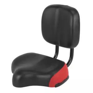 남녀공용 편안한 자전거 좌석 등받이가 있는 넓은 운동 회전 전기 삼륜차