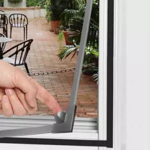 [콩심팥심]방충망 모기장 셀프 교체 자석 부착형 창문 세탁용