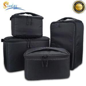 방수 DSLR 카메라 삽입 가방 휴대용 내부 파티션 패딩 보호 슈퍼 두꺼운 드롭 방지 라이너 핸드백