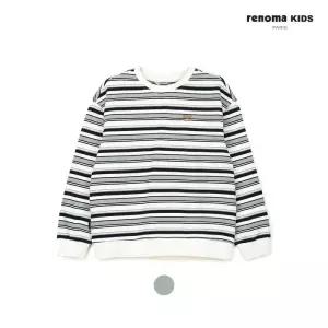 [레노마키즈]레노마키즈 남아 민트스트라이프맨투맨 주니어 맨투맨 주니어 초등학생옷
