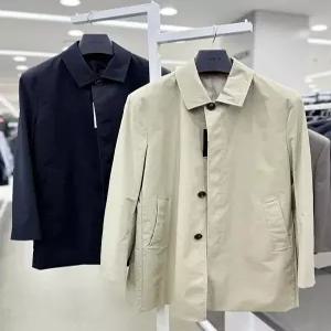 [트루젠]남성 트렌치코트 싱글코트 봄코트 간절기 아우터 맥코트 2컬러 - 베이지, 네