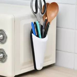 [골드스마일]장만A799 자석부착식 다목적 홀더 주방도구 가위 꽂이 연필꽂이