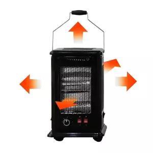 [골드스마일]코멕스05BL 오방 파워 전기히터 5방향 전기스토브 이동 난방기