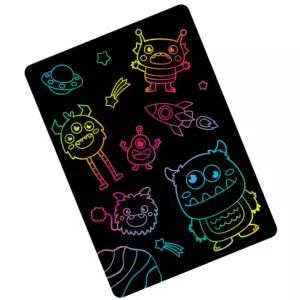 20인용 초등 스크래치 종이 미술놀이 페이퍼 외계인 교재교구