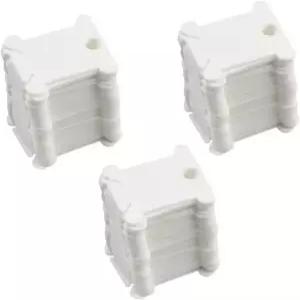 플라스틱 자수 치실 보빈 500개 - DIY 공예 재봉 프로젝트용 크로스 스티치 실 홀더