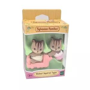 실바니안패밀리 호두다람쥐 쌍둥이 어린이 동물 인형 장난감 선물