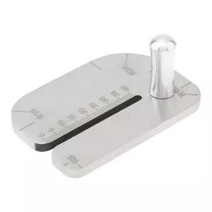 Smgda 가죽 스티칭 펀치 보조판 스테인리스 스틸 공예 작업용 다이아몬드 끈 끌개 또는 찌르는 철제