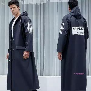 특수 패션 원피스 우의xL EVA 방수 블랙 스타일wxy564