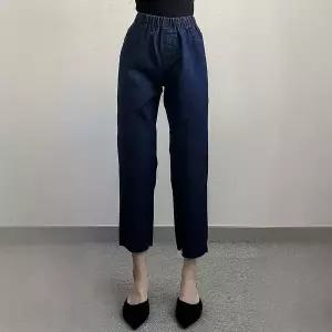 [하프클럽/] 데님밴드컷팅배기팬츠 LOP051M603 빅사이즈