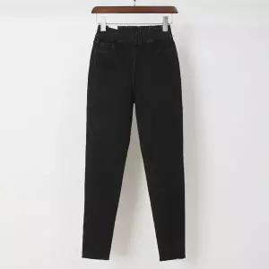 [하프클럽/] 스톤워싱블랙데님스키니 LOP815M603 빅사이즈