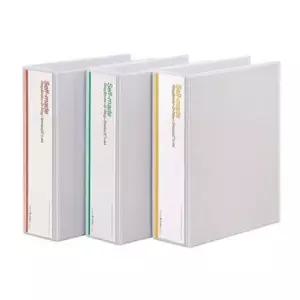 [문구] 3공 D링 바인더 파일 문서 보드 서류철 A4 백색