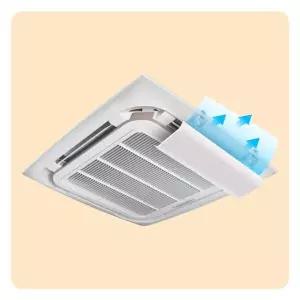 [셀러에이드]천장형 시스템 에어컨 순환가드 에어가이드 바람막이