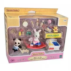 [콩심팥심]실바니안패밀리 눈꽃토끼와 판다의 아기놀이방세트